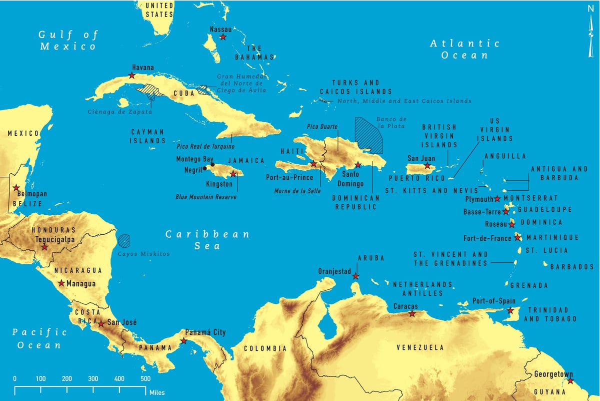 Jamaikako mapa snorkeling