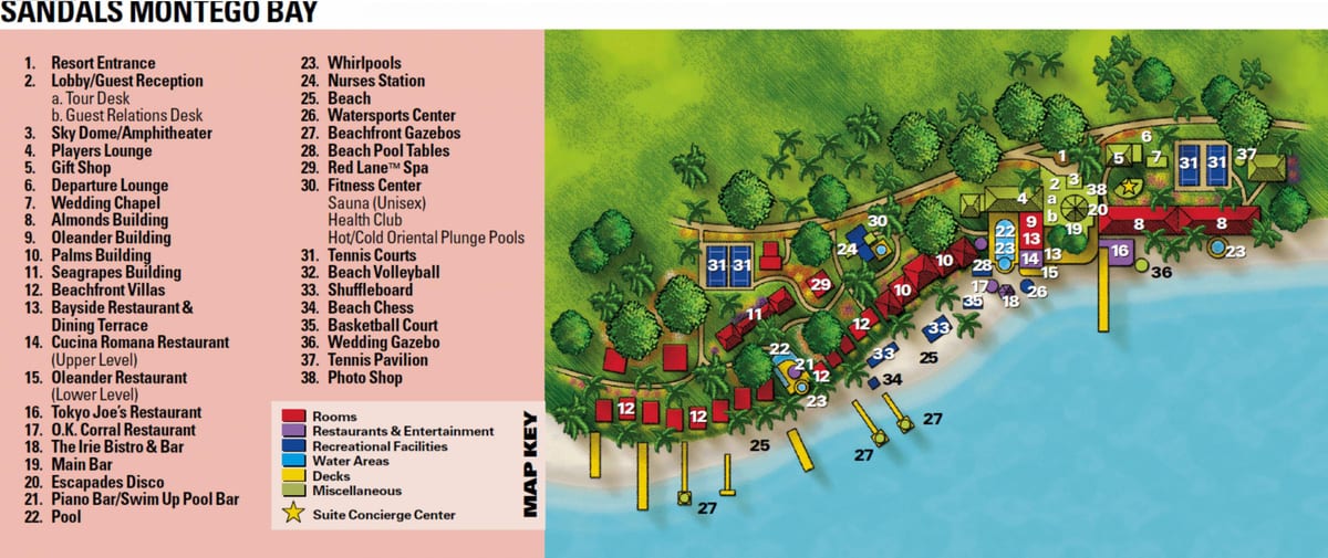 jamaikako resort mapa montego bay