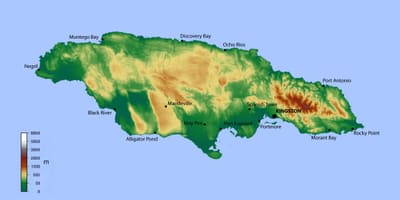 Jamaikako mapa kota 