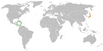 Jamaica buruzko munduko mapa