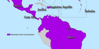Jamaikako mapa zika