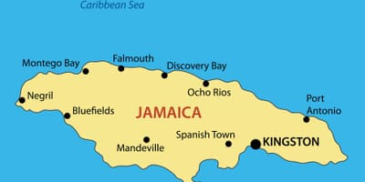 Jamaikako mapa hiri