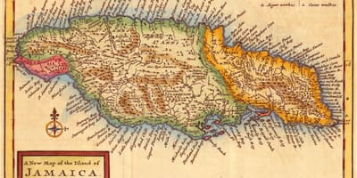 Mapa zaharra jamaica